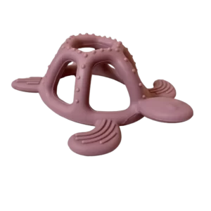 ilikbaby - Mordedor 3D de Silicona en forma de Tortuga color Rosa